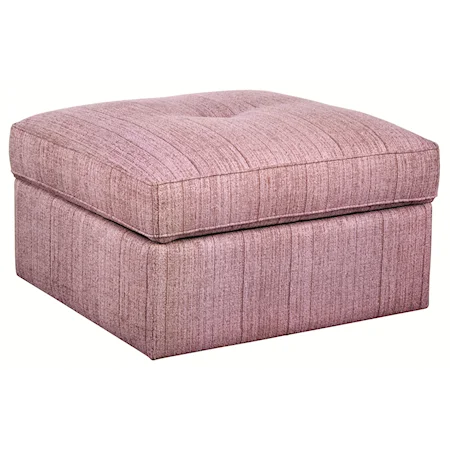 Diva Divine Center Tufted Storage Ottoman for Bedrooms or Living Rooms with Chic Cosmopolitan Style for